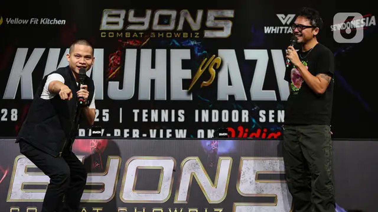 Tayang di Vidio, BYON Combat Showbiz Vol.5 Tampilkan Pertarungan Seru Antara Kkajhe vs Aziz Calim