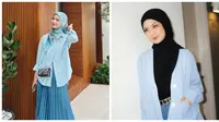 6 Potret Padu Padan Nashwa Zahira Pakai Baju Biru, Penampilan Stylish ala Gen Z
