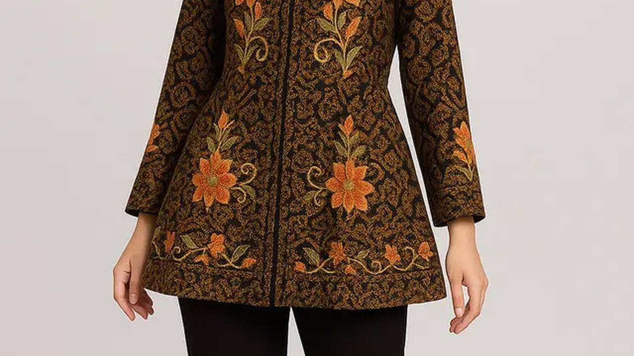 5 Model Tunik Batik Bordir, Tampil Modis dan Elegan di 2025