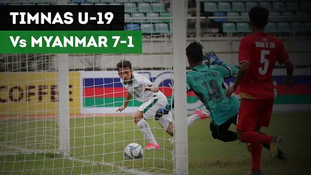 Timnas Indonesia U-19 resmi meraih tempat ketiga dalam Piala AFF U-18. Timnas menang 7-1 atas tuan rumah Myanmar.