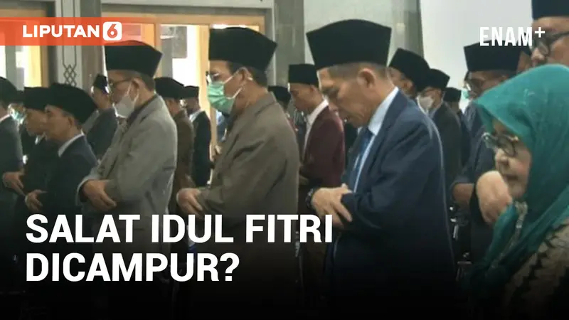 GEGER! SALAT IDUL FITRI PONPES AL ZAYTUN DICAMPUR PRIA WANITA DI SATU SAF