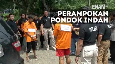 Polisi menggelar pra-rekonstruksi perampokan di Pondok Indah, tak kurang dari 21 adegan diperagakan oleh para tersangka 