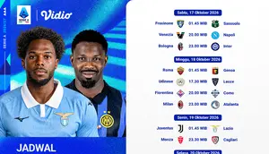 Serie A 2026/27 Matchweek 7: 3 Laga Besar Akhir Pekan Ini Streaming di Vidio