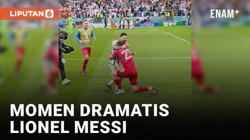 VIDEO: Momen Haru Messi Usai Drama Penalti Piala Dunia