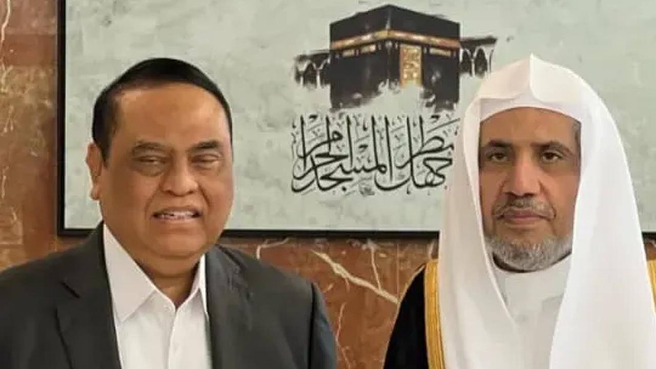 Momen Pensiunan Jenderal Polisi Bertemu Sekjen Liga Muslim, Bawa Misi Jaga Perdamaian Dunia