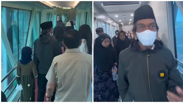 6 Momen Sunhaji Penjual Es Teh Berangkat Umroh, Pamitan dengan Miftah Maulana