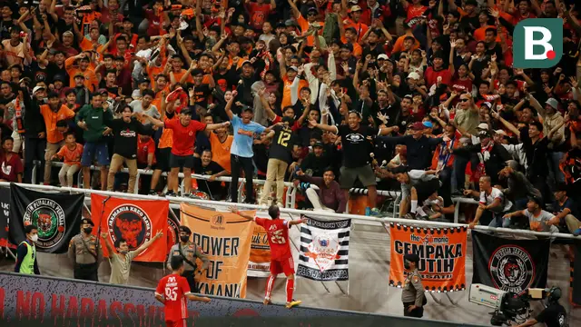 Foto: Riko Simanjuntak Belum Habis, Borong 2 Gol dan Selamatkan Persija dari Kekalahan