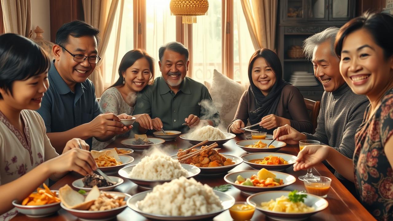 mimpi makan bersama keluarga