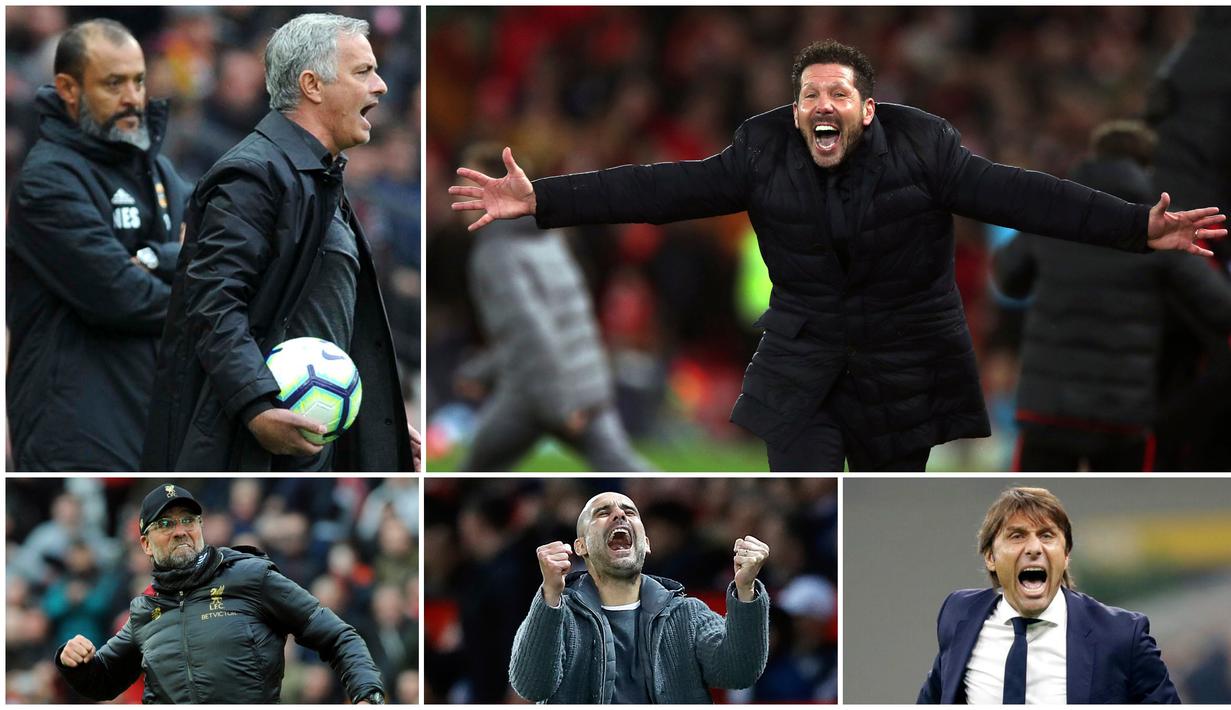 Berikut ini ragam ekpresi wajah para pelatih dari pinggir lapangan.