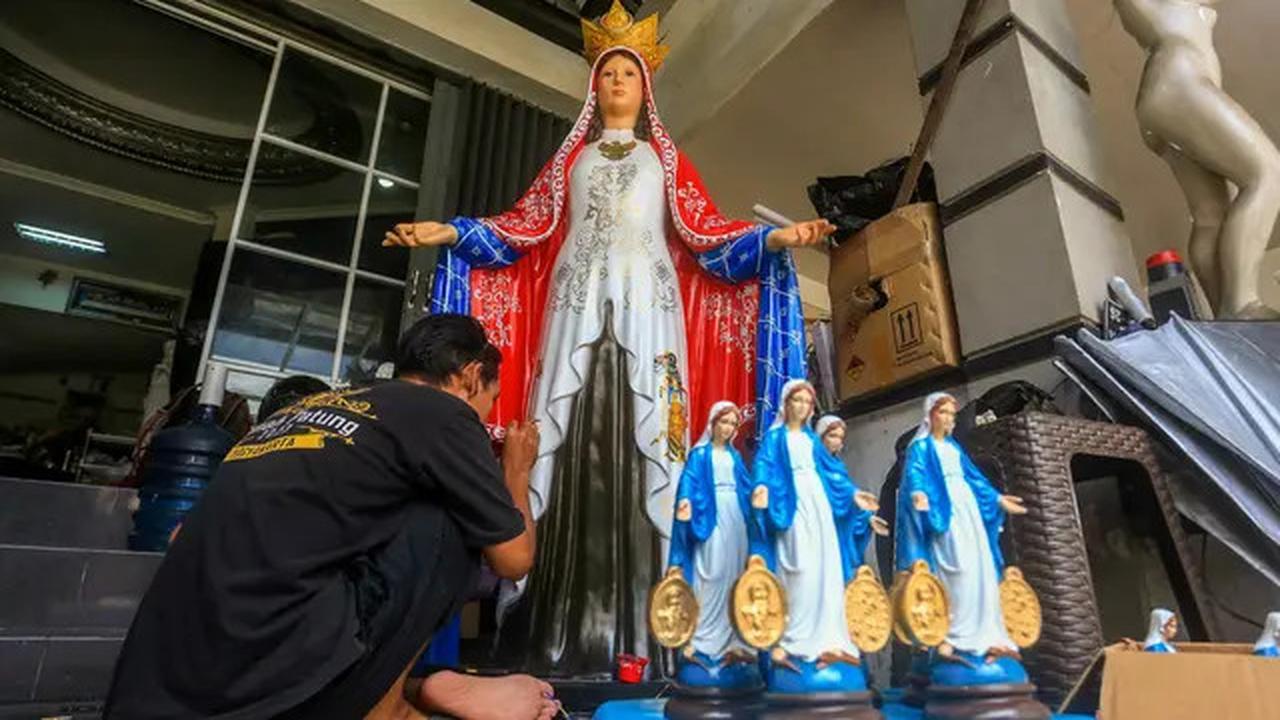 Jelang Natal 2024, Permintaan Patung Bunda Maria Meningkat