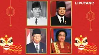 Banner Riwayat Imlek di Indonesia (Liputan6.com/Triyasni)