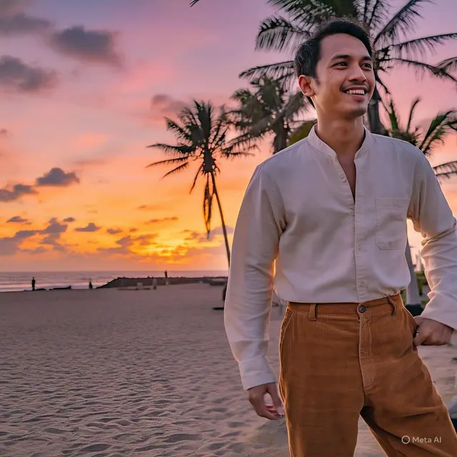 Inspirasi Padu Padan Celana Corduroy (Image by Meta AI)