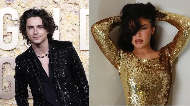 Timothee Chalamet -  Kylie Jenner. (Jordan Strauss/Invision/AP dan Instagram/ kyliejenner)