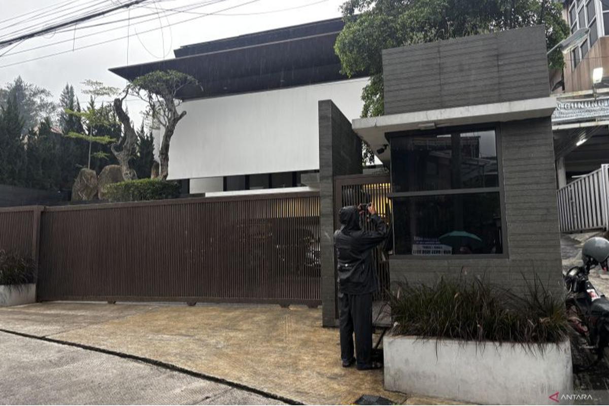 Penampakan rumah Ridwan Kamil usai digeledah KPK
