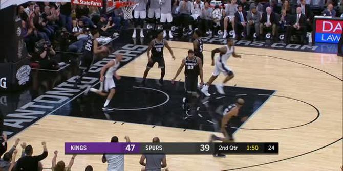 VIDEO : Cuplikan Pertandingan NBA, Spurs 98 vs Kings 85