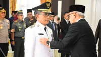 Ismail Madjid resmi dilantik menjadi penjabat (Pj) Wali Kota Gorontalo (Arfandi Ibrahim/Liputan6.com)