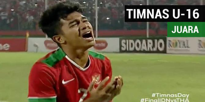 VIDEO: Final Piala AFF U-16 2018, Timnas Indonesia Vs Thailand 1-1 (Pen 4-3)