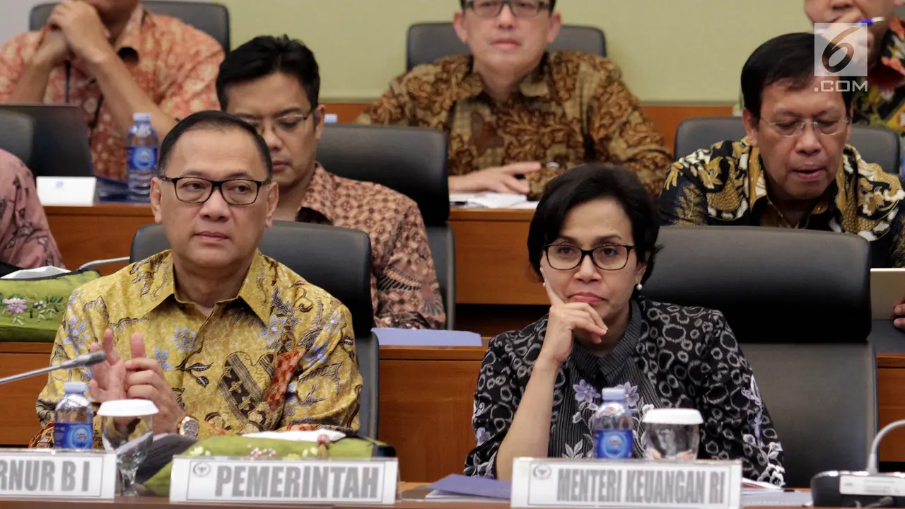 Menkeu, Kepala Bappenas dan Gubernur BI Bahas RUU APBN 2018 dengan DPR