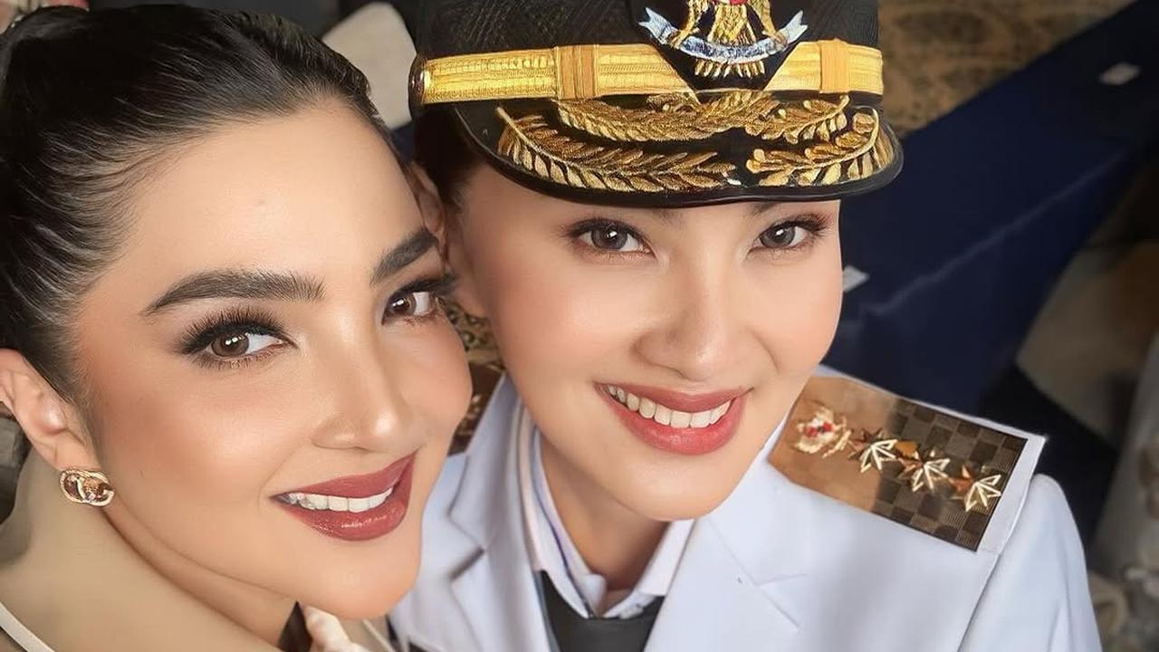Potret Ashanty Hadiri Syukuran Pelantikan Sherly Tjoana Laos Sebagai Gubernur Maluku Utara, Tampil Cantik Serba Coklat