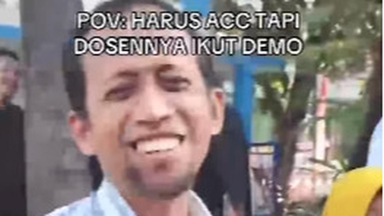 Dosen Diburu Mahasiswa Cari Tandatangan Padahal Lagi Ikut Demontrasi RUU Pilkada, Aksinya jadi Sorotan