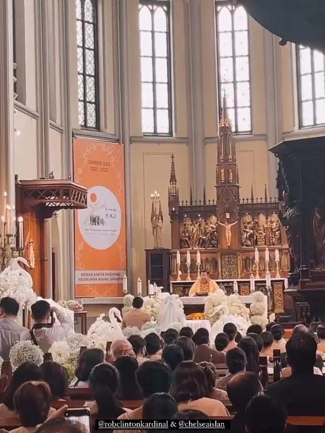 Chelsea Islan resmi menikah (Foto: Instagram darejow)