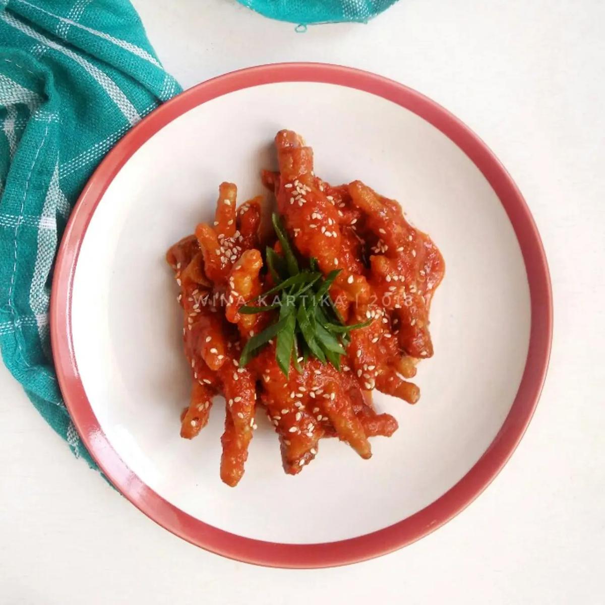 Menu Makanan Ceker Setan Korea