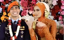Menikah dengan Perwira TNI, Cantiknya Nilam Sukma Kowad Eks Pembawa Baki Istana di Hari Pernikahannya