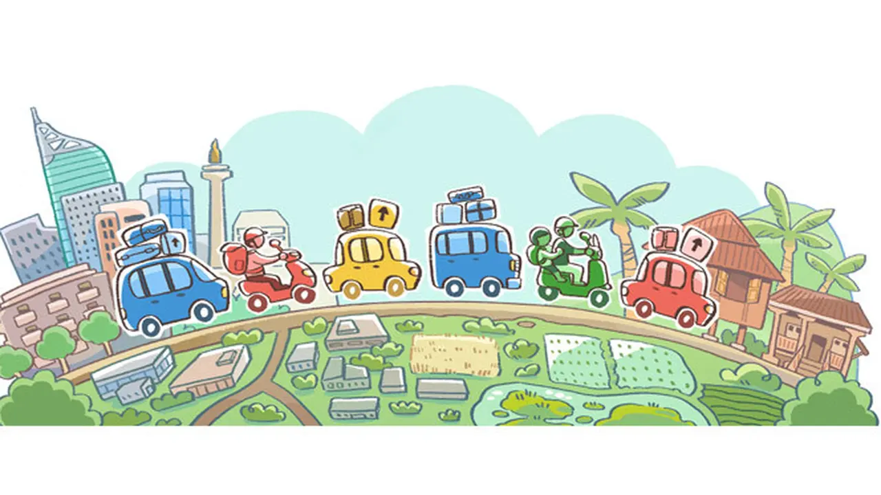 Google Doodle Mudik 2018