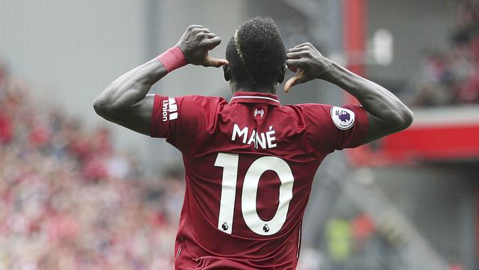 Striker Liverpool, Sadio Mane. (AP/David Davies)