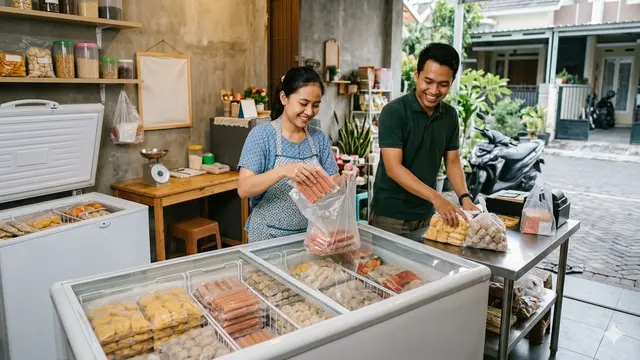 Ide Warung Rumahan untuk Pasangan Baru (Foto: Gemini AI)