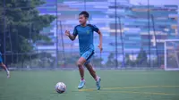 Pemain muda Persikabo 1973, Samsul Rifai, mendapatkan panggilan mengikuti pemusatan latihan Timnas Indonesia U-17 dalam persiapan menuju Piala Dunia U-17 2023. (Bola.com/Nandang Permana)