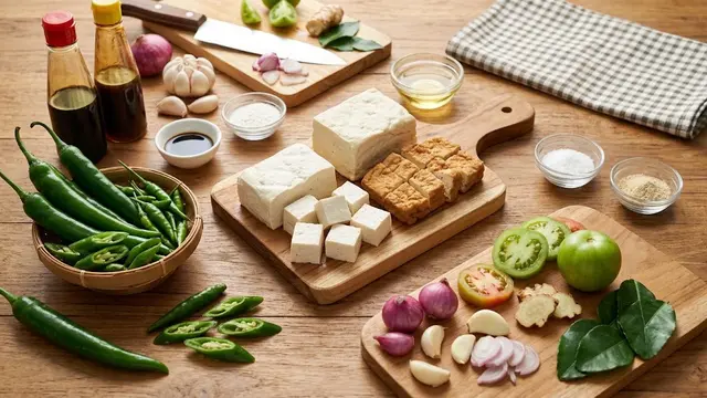 Resep Oseng Tahu Cabai Hijau/AI Generated