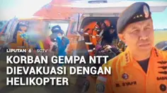 Korban Gempa NTT Dievakuasi dengan Helikopter