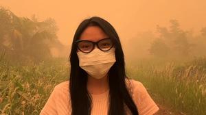 Sesak Warga Palangka Raya, Langit Menguning dan Asap Makin Tebal