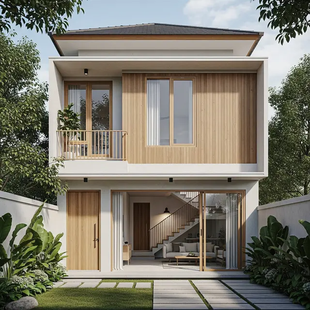 Gambar Desain Rumah Bertingkat yang Modern dan Fungsional