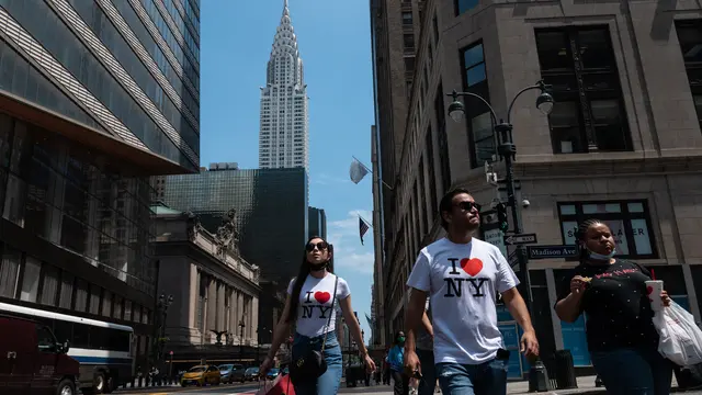 Cuaca Hangat di New York