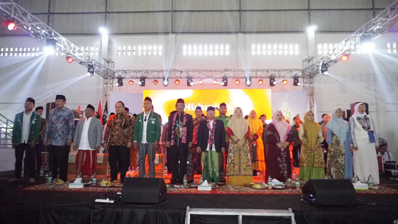 Puncak Harlah BEM PTNU di Pondok Pesantren Khas Kempek Cirebon Minggu (12/11/2023) (Istimewa)