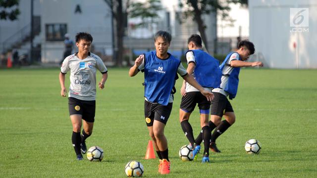 Tiba di Jakarta, Timnas Thailand U-23 Gelar Latihan Tertutup