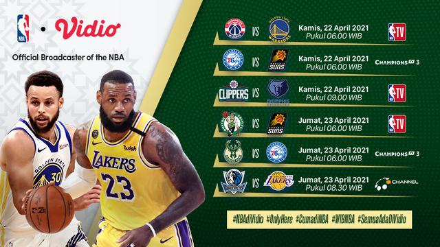Jadwal NBA di Vidio