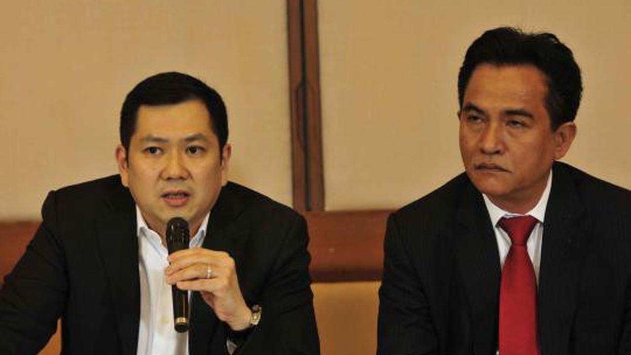 Hary Tanoesoedibjo dan Yusril di MNC Tower