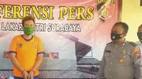 Polisi di Surabaya tangkap pelaku pencurian beras (Foto: Liputan6.com/Dian Kurniawan)