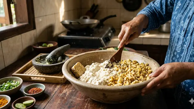 Resep Botok Tahu Tempe (Foto: Gemini AI)
