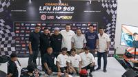 Konferensi pers Grand Final LFN HP969 Road Race Championship 2023. (Istimewa)