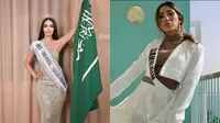 Sebelum nama Rumy Alqahtani ramai diperbincangkan, pada tahun 2021, Manar Nadeem Deyani menjadi sorotan lantaran menjadi wanita Bahrain pertama yang tampil di panggung Miss Universe.