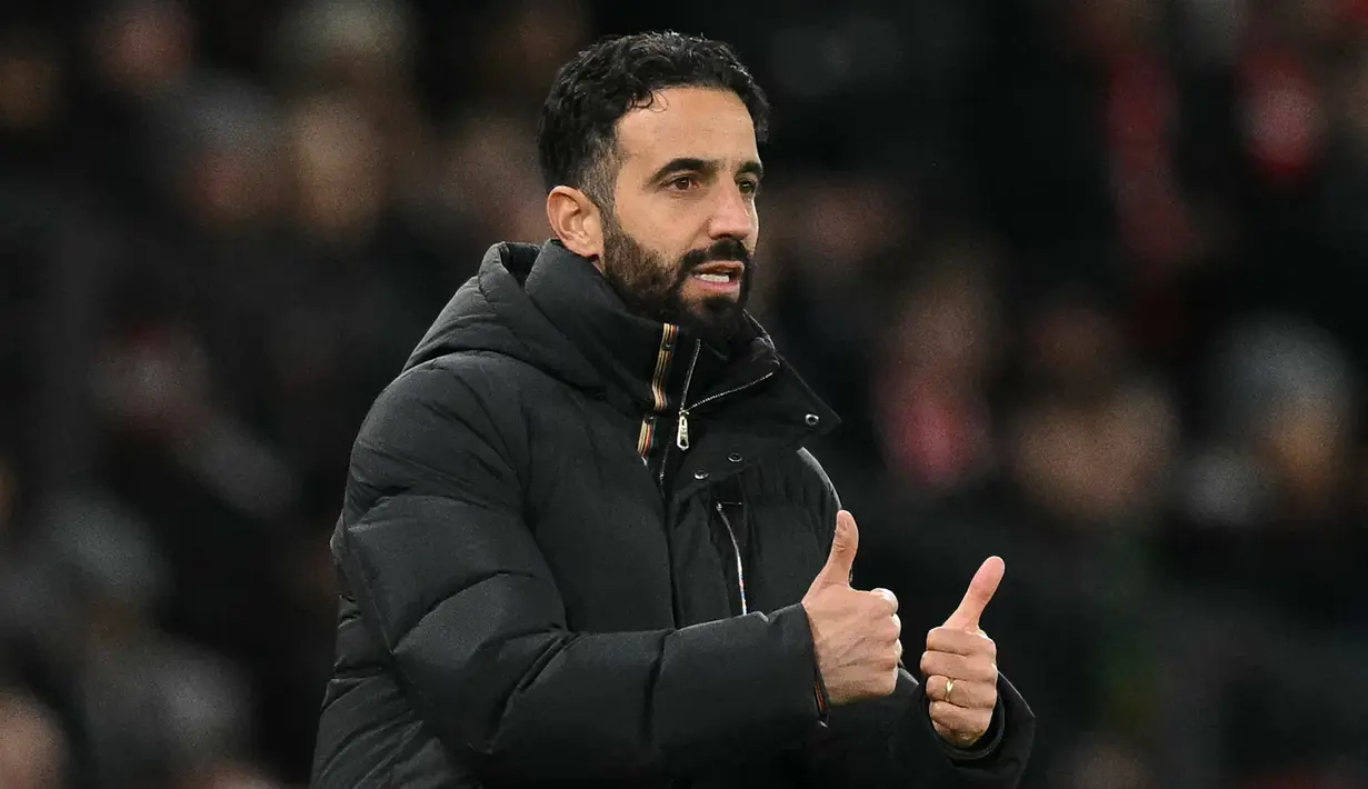 Gol kemenangan dicetak oleh gol cepat Alejandro Garnacho saat pertandingan baru berjalan 49 detik, lalu diikuti dua gol Rasmus Hojlund. (AFP/Oli Scarff)