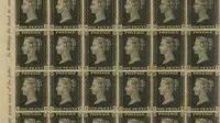 Inggris menjadi negara pertama di dunia yang memakai perangko tempel. "The Penny Black" adalah perangko tempel pertama yang dirilis ke publik pada 6 Mei 1840. (Publik Domain)