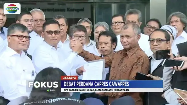 Untuk menjaga independensi, KPK putuskan tak hadiri debat perdana capres dan cawapres di Hotel Bidakara, Jakarta.