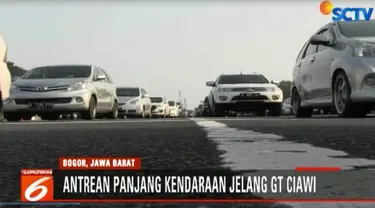 Untuk mengurai kemacetan lalu lintas, Satuan Lalu Lintas Polres Bogor memberlakukan rekayasa lalu lintas berupa sistem buka tutup satu arah.