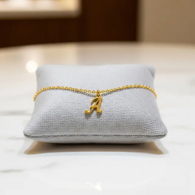 Model Gelang Emas 24K 1 Gram Hadiah Custom Inisial