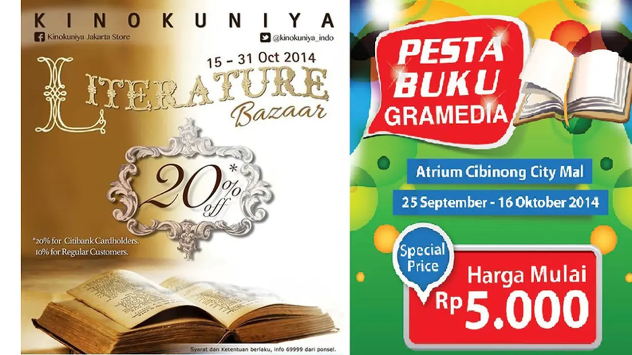 Berburu Buku Diskon? Disini Tempatnya